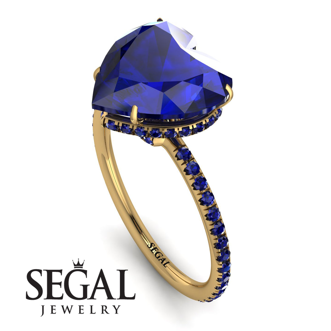 Heart Shape Sapphire Ring - Noelle No. 73